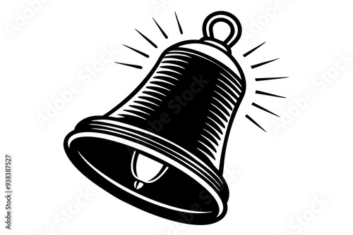 christmas bell  isolated on white background. PNG Transparent file type with high definition quality And vibrant color grading Available.