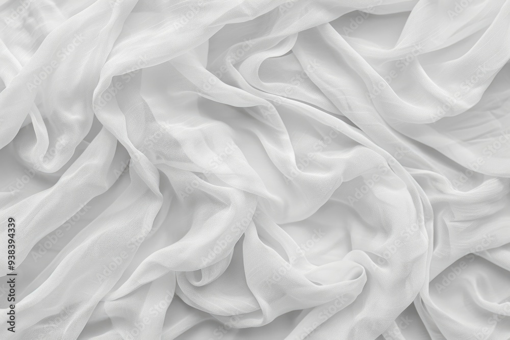 A detailed look at a white fabric texture