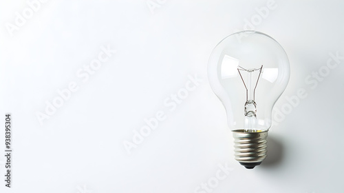 Bright Idea Illuminated Light Bulb Symbolizes Creative Innovation and