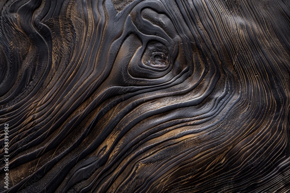 The image is of a piece of wood with a very rough texture The image is of a piece of wood with a very rough texture