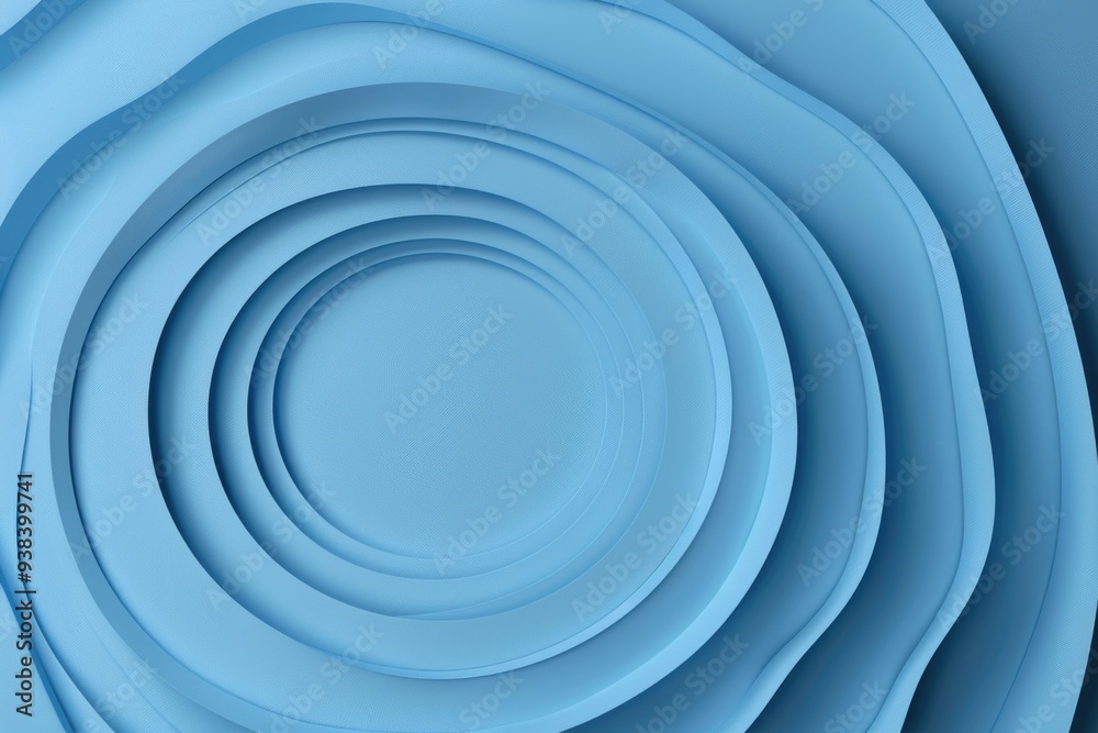 Close-up shot of a bunch of blue paper circles Close-up shot of a bunch of blue paper circles