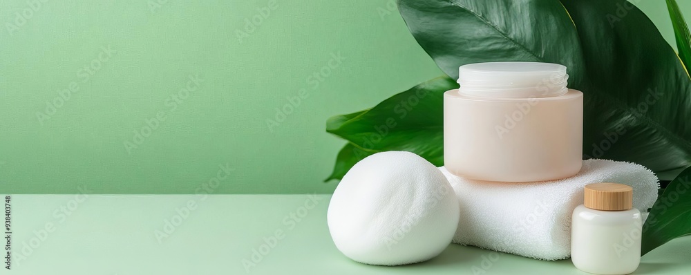 Cleansing with a gentle foam, skincare, soft and clean Cleansing with a gentle foam, skincare, soft and clean