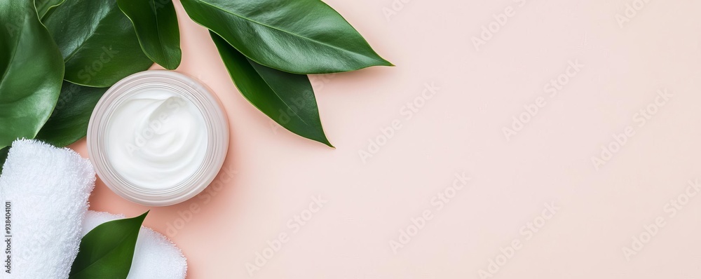 Gentle cleansing with a soothing cream cleanser, calming skincare, soft and smooth