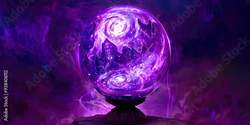 Magic Ball Abstract Background