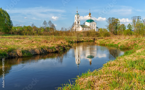 An old church built in the 18th century in the north of Russia.