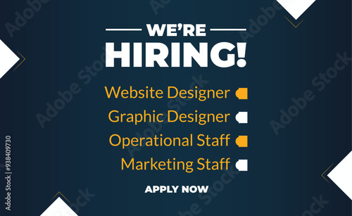 Immediate Openings Join Our Professional Team Hiring templet design