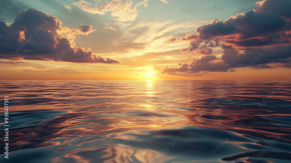 Fototapeta premium sunset over the sea