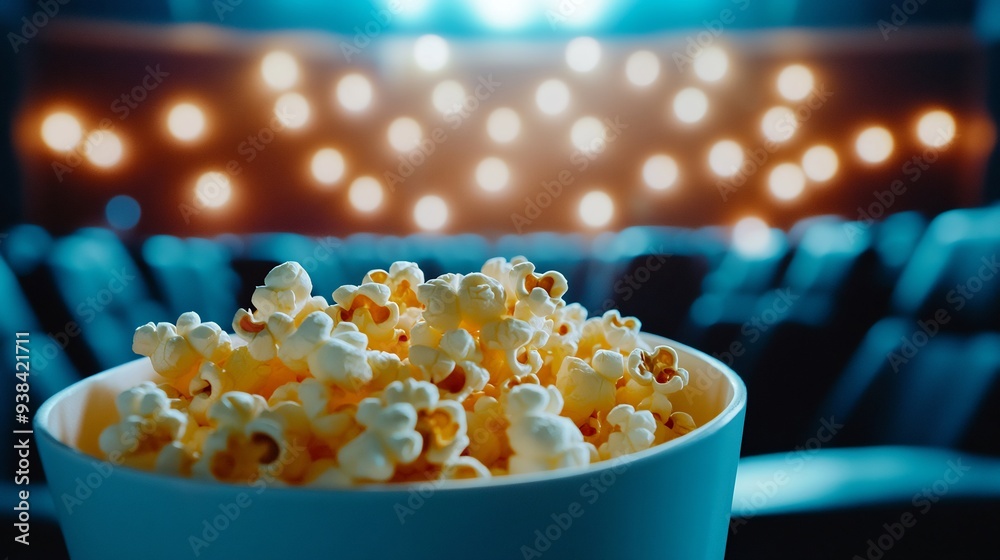 Popcorn in a Movie Theater Popcorn in a Movie Theater