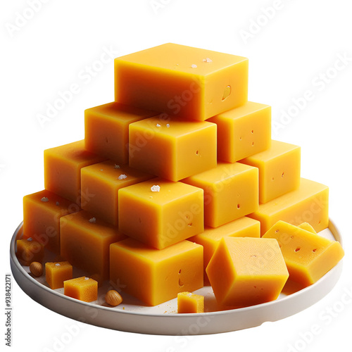 Realistic Mysore Pak