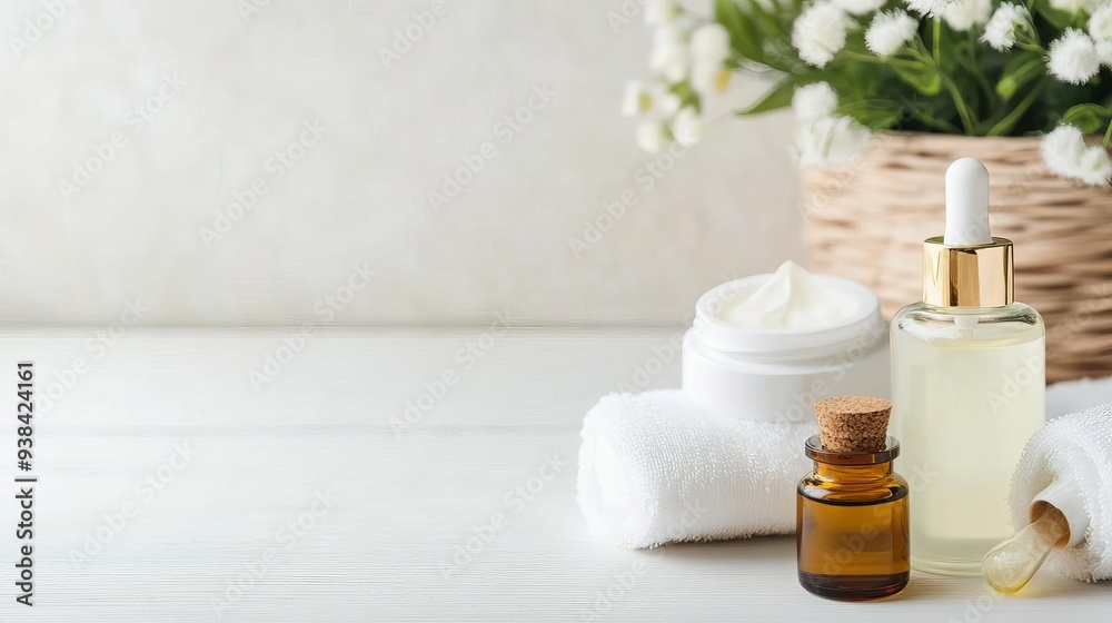 Facial foam with a blend of essential oils, natural skincare, soothing and aromatic Facial foam with a blend of essential oils, natural skincare, soothing and aromatic