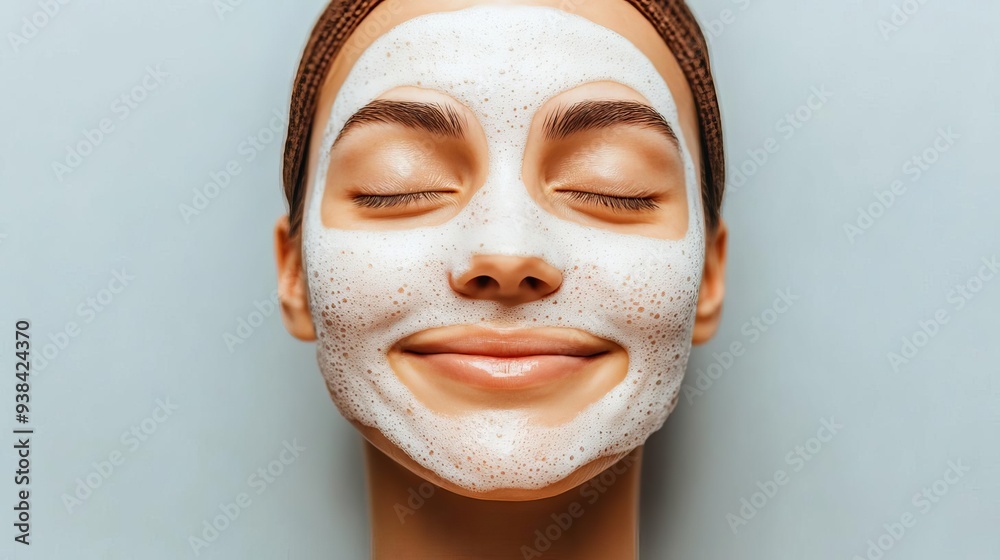 Facial foam with a natural glow effect, radiant skin, soft and bright Facial foam with a natural glow effect, radiant skin, soft and bright
