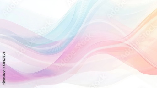 Abstract Pastel Waves