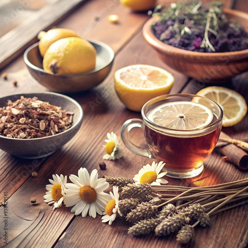 Preparation of Herbal Lemon Tea