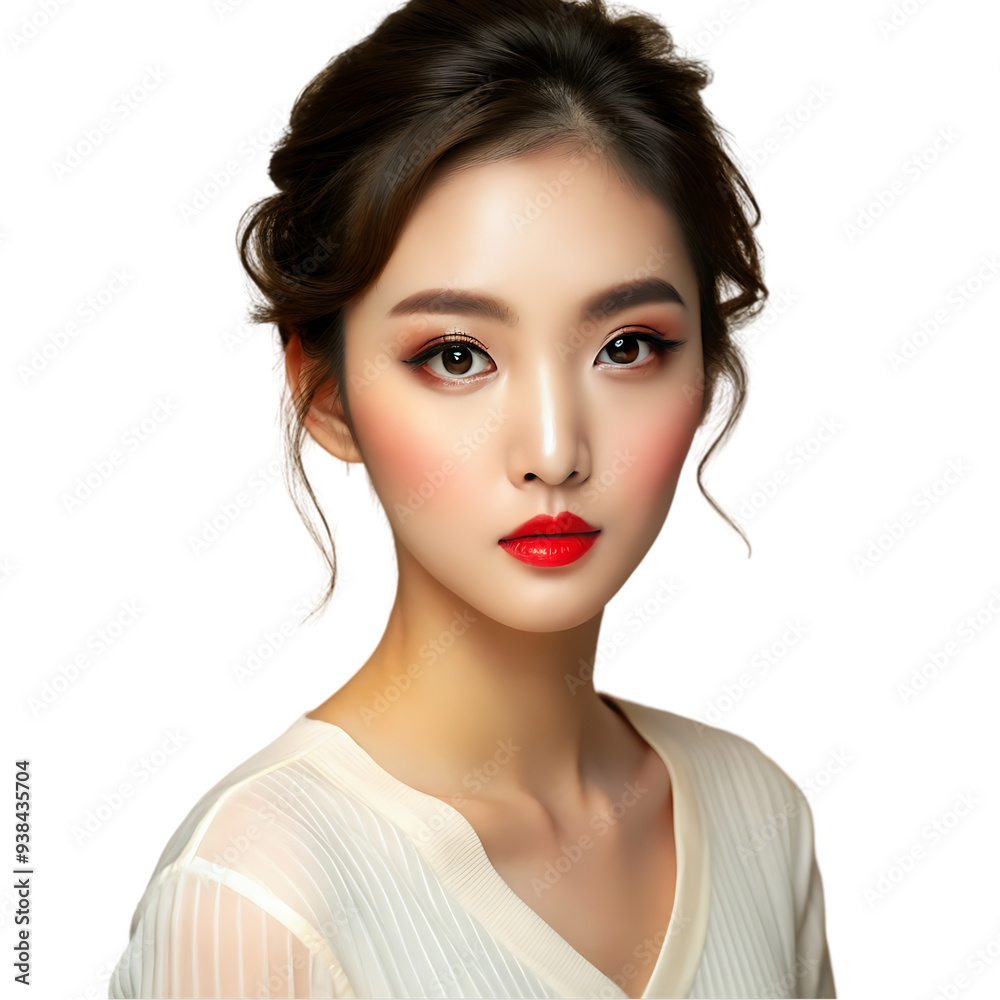 Beautiful woman face Beautiful woman face