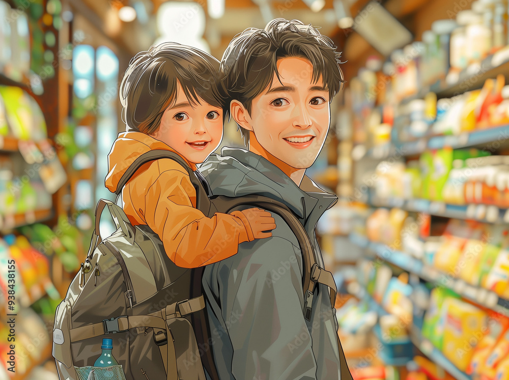 Dad and child Dad and child