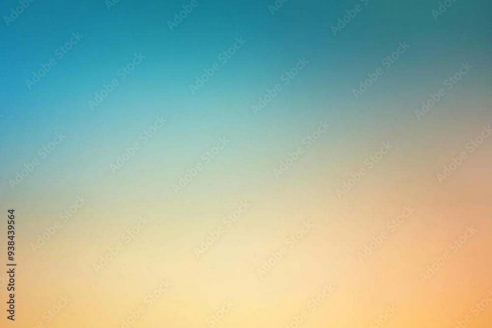 custom made wallpaper toronto digital Flat Gradient Background with Brown blue and Yellow Colors, Blurred and Minimalist Design

