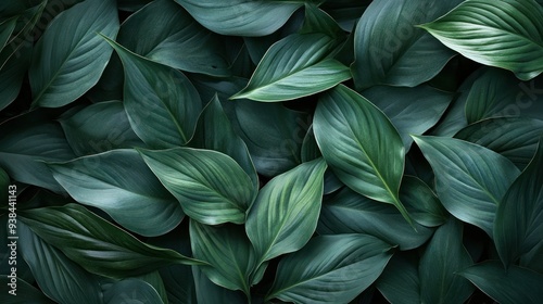 A close up of green leaves with a lot of detail