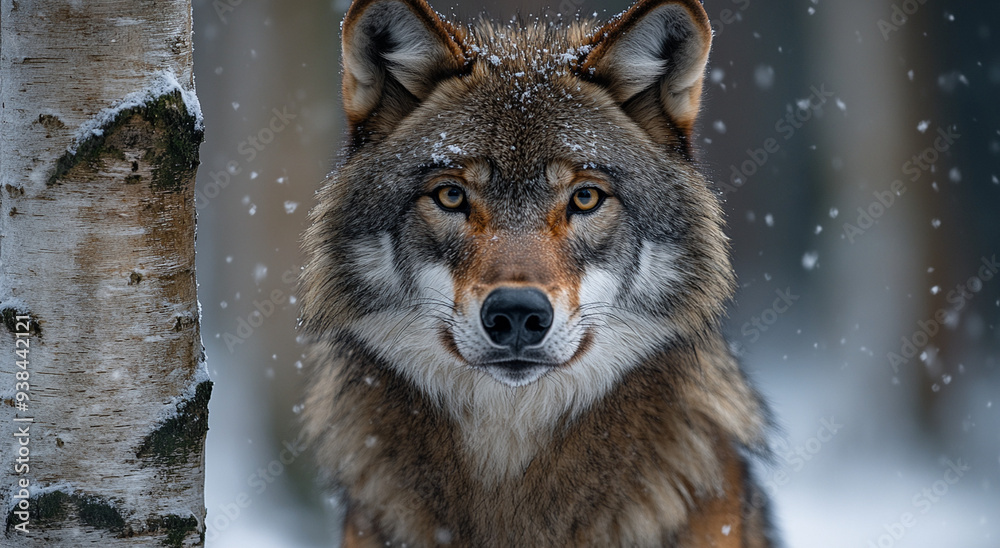 wolf in the forest wolf in the forest