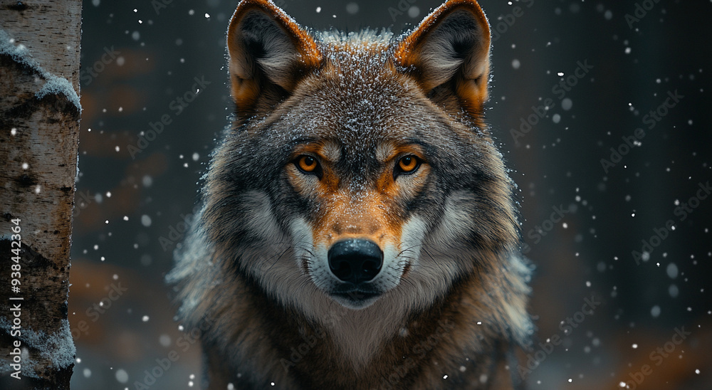 wolf in the forest wolf in the forest