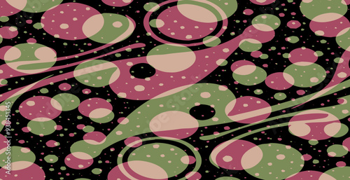 Abstract pattern. Illustration for printing on wall decorations. For use in graphics.