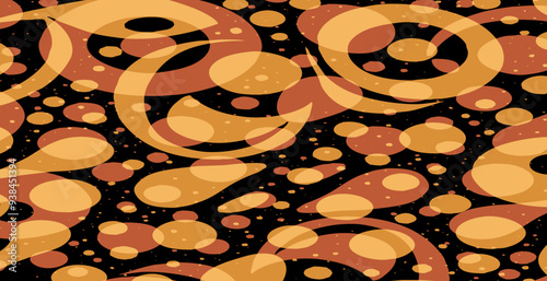 Abstract pattern. Illustration for printing on wall decorations. For use in graphics.