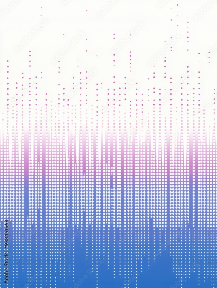 Pink and White Background with Simple Pixel Art-Style Vector Design Featuring a Blue Gradient and Digital Data Stream Pattern Pink and White Background with Simple Pixel Art-Style Vector Design Featuring a Blue Gradient and Digital Data Stream Pattern