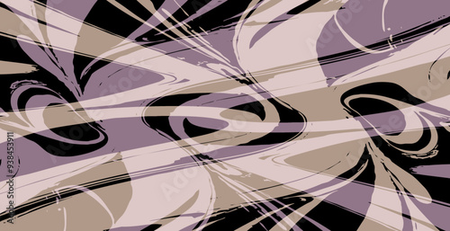 Abstract pattern. Illustration for printing on wall decorations. For use in graphics.
