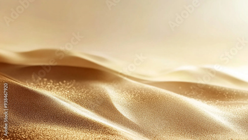 Fototapeta Naklejka Na Ścianę i Meble -  Dreamy Sand Dunes: A Luxurious Minimalist Design