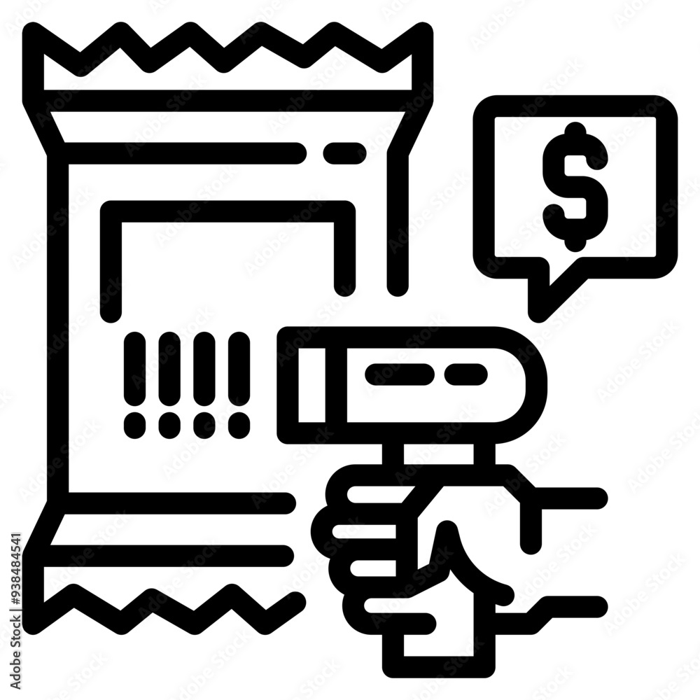 Bar Code Reader icon vector Bar Code Reader icon vector