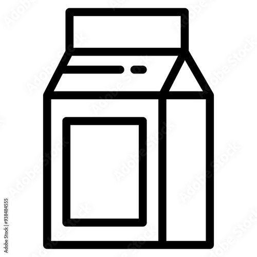 Milk box icon