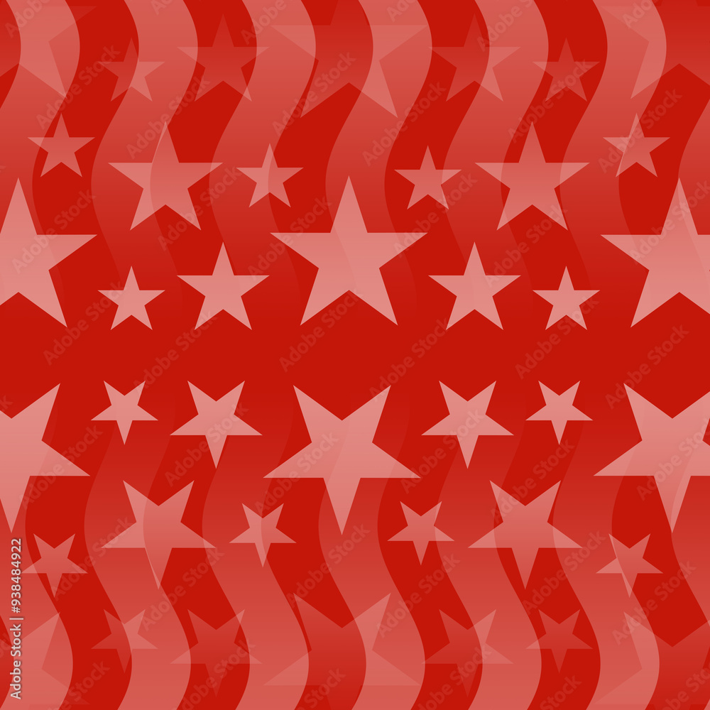 Square USA background of stars and stripes in red. Graphic for US Memorial Day, 4th of July, Veteran's Day, America's elections, or other patriotic American celebration. Square USA background of stars and stripes in red. Graphic for US Memorial Day, 4th of July, Veteran's Day, America's elections, or other patriotic American celebration.