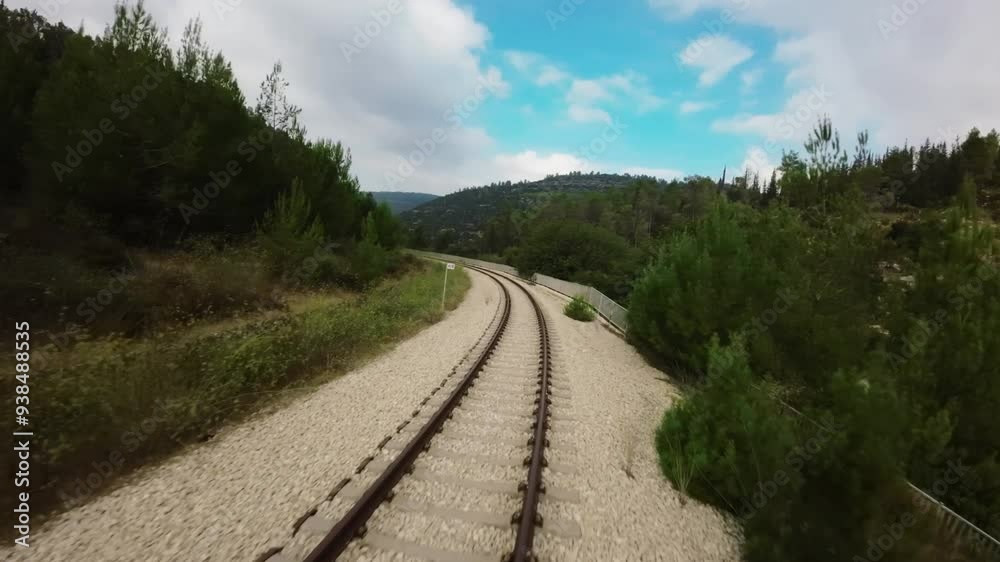 Aerial video over the forest of the Jerusalem mountains, Israel Aerial video over the forest of the Jerusalem mountains, Israel