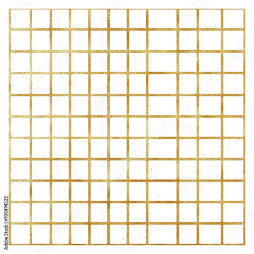Wallpaper Mural PNG Gold square grid on white background Torontodigital.ca