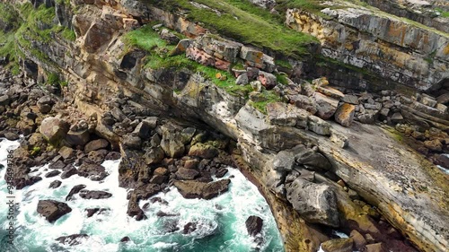 Monte Jaizkibel,  Labetxu costa, Lezo, Paramoudras Hondarribia, Gipuzkoa. Stock-32