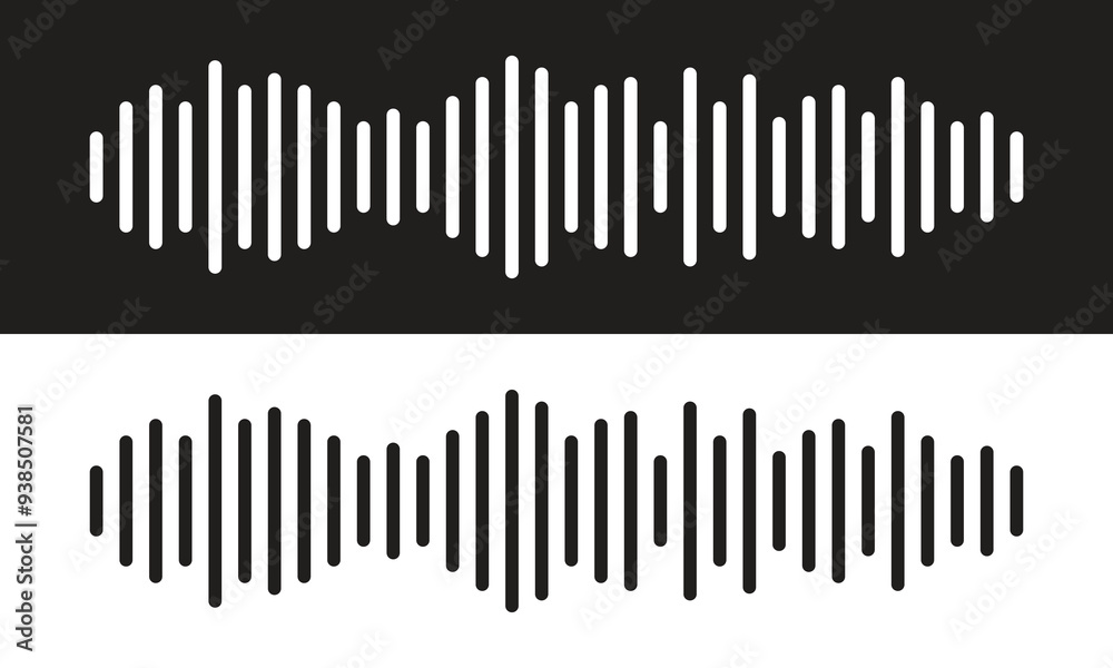 Vector Voice Wave Icon. Sound Waves. Music Wave. Voice Wave Vector Voice Wave Icon. Sound Waves. Music Wave. Voice Wave