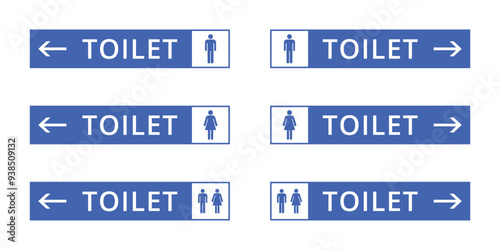 Vector Man And Woman Toilet Signs