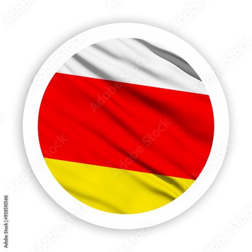 South Ossetia Waving Flag with White Rounded Circle Frame Free Download South Ossetia Waving Flag with White Rounded Circle Frame - GFXLoad