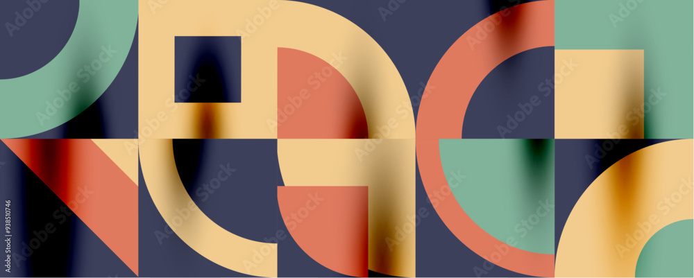 Neo memphis geometric pattern with circles, squares. Pop art abstract background for covers, banners, flyers and posters and other templates Neo memphis geometric pattern with circles, squares. Pop art abstract background for covers, banners, flyers and posters and other templates
