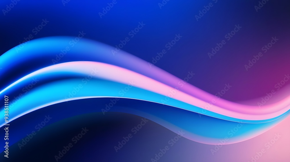 Fototapeta premium Gradient Blue background. blurry blue gradient color background. vibrant gradient modern background. synthwave wallpaper. modern wavy background. wavy blue wallpaper. Wavy blue gradient background.
