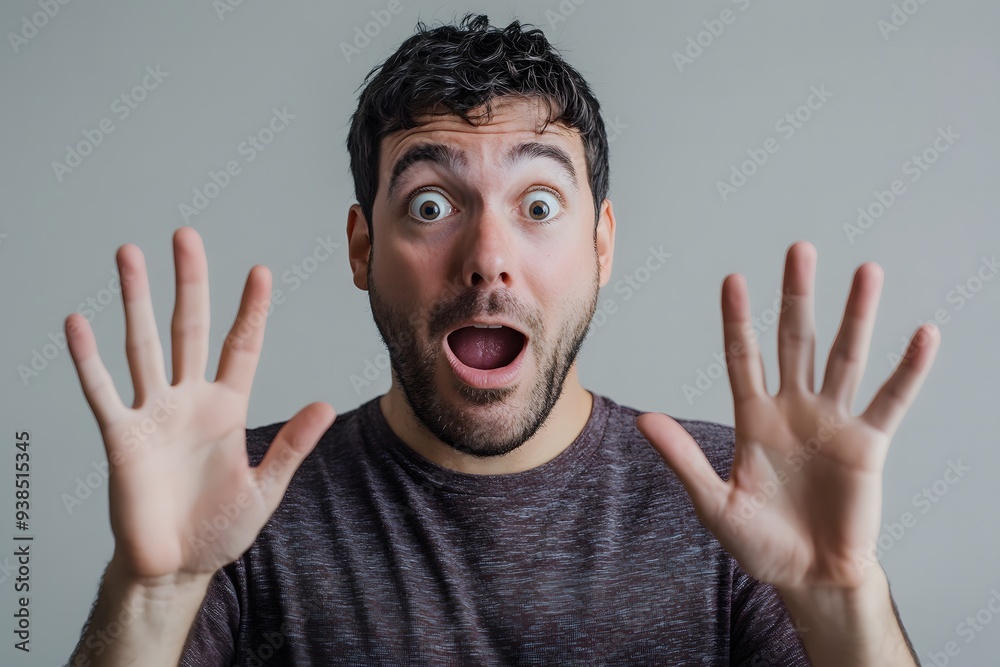 man with a smile bright excited expression man with a smile bright excited expression