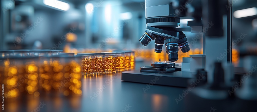 Microscope and Samples in a Modern Laboratory Microscope and Samples in a Modern Laboratory