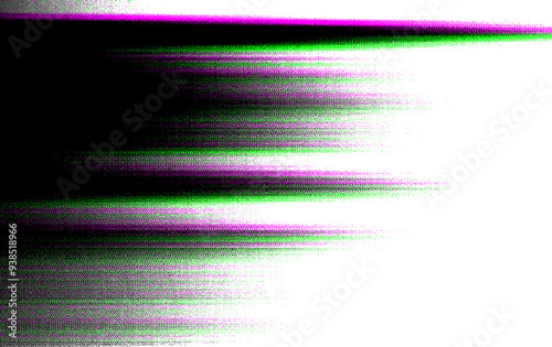 Glitch no signal error black and colored grunge texture abstract distressed pattern isolated overlay white background digital wallpaper 