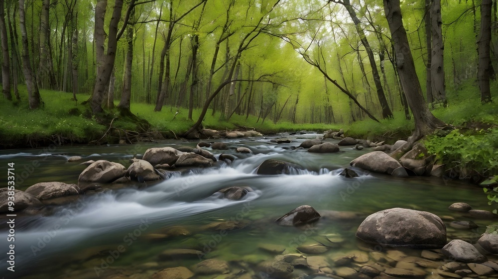 River in the spring forestriver, spring, forest, nature, greenery, flowing water, peaceful, trees, lush, foliage, outdoors, tranquil, scenery, landscape, woodland, fresh, natural beauty, stream, seaso River in the spring forestriver, spring, forest, nature, greenery, flowing water, peaceful, trees, lush, foliage, outdoors, tranquil, scenery, landscape, woodland, fresh, natural beauty, stream, seaso