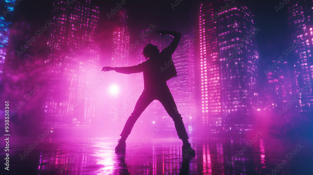 dancing person in the nightclub dancing person in the nightclub