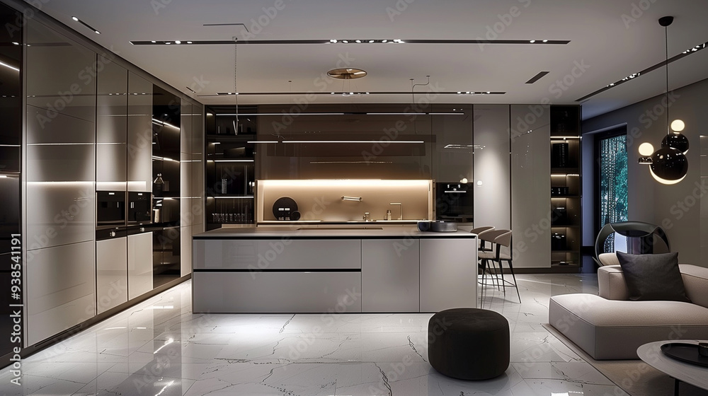 modern minimalist kitchen interior design