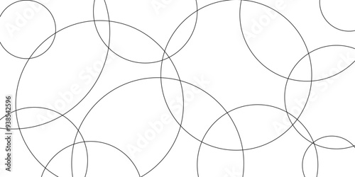Abstract industrial Design random lines black on white background.Geometric seamless minimalist pattern with straight lines design.luxury black geometric random chaotic lines. Circle and triangle line