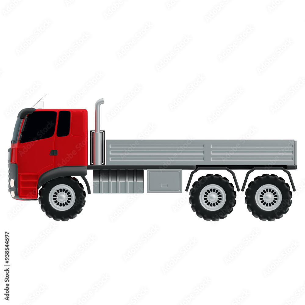 3D Tipper Truck. 3D Icon