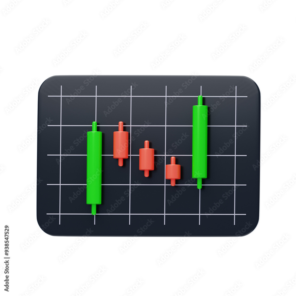 3D Rising Three Methods. 3D Icon 3D Rising Three Methods. 3D Icon