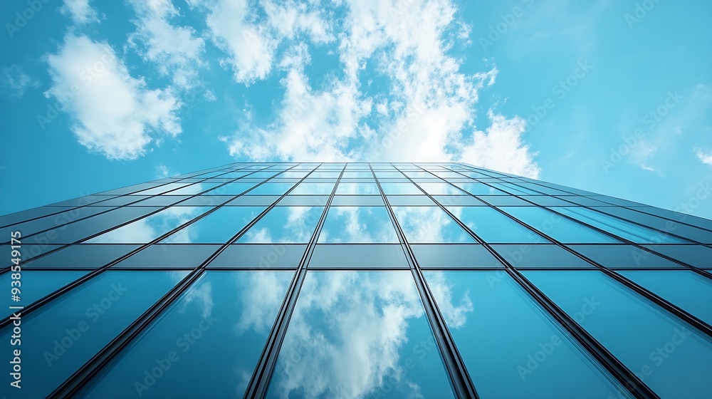 Modern architecture  window to heaven : Generative AI