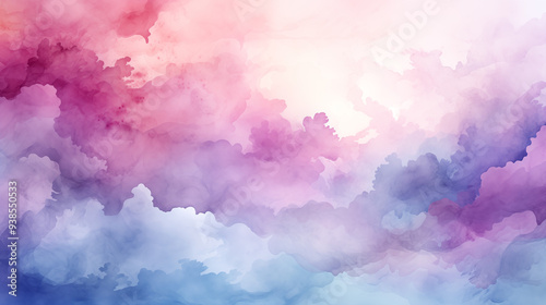 Watercolor Wash Isolated Background